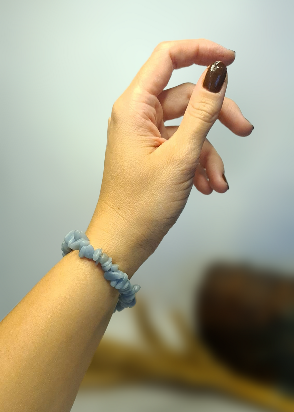 Bracelet Baroques (Chips) - Angelite