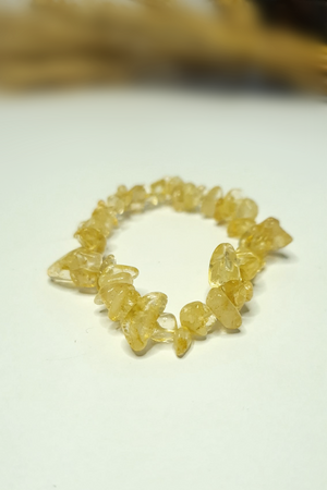 Bracelet Baroques (Chips) - Citrine