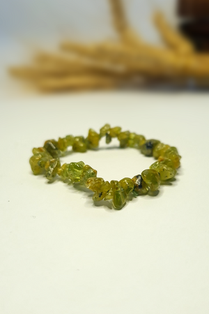 Bracelet Baroques (Chips) - Grenat Grossulaire