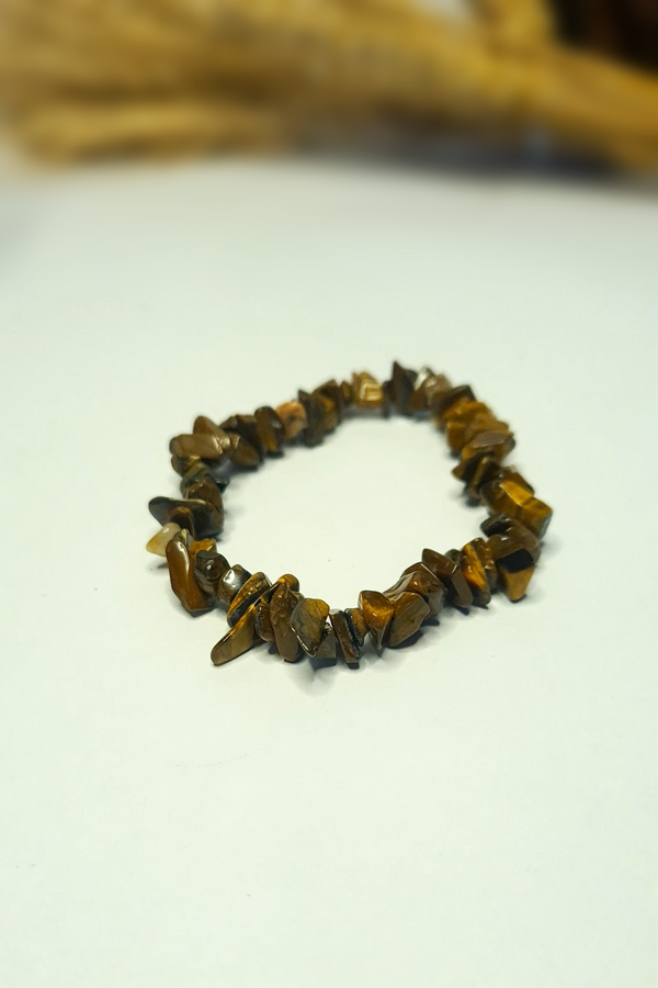 Bracelet Baroques (Chips) - Oeil de Tigre