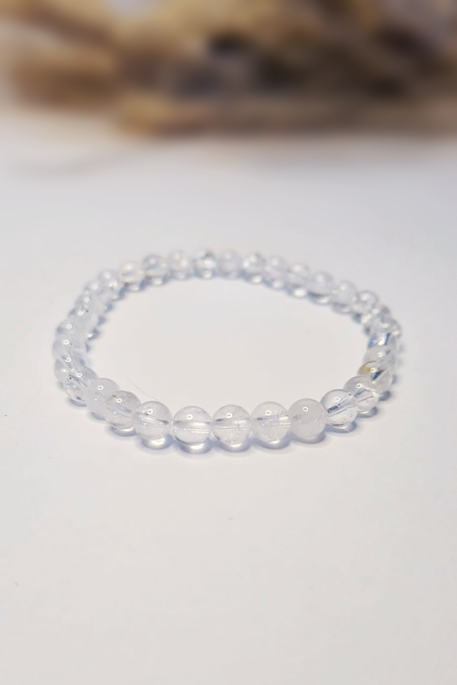 Bracelet pierres roulées - Cristal de Roche