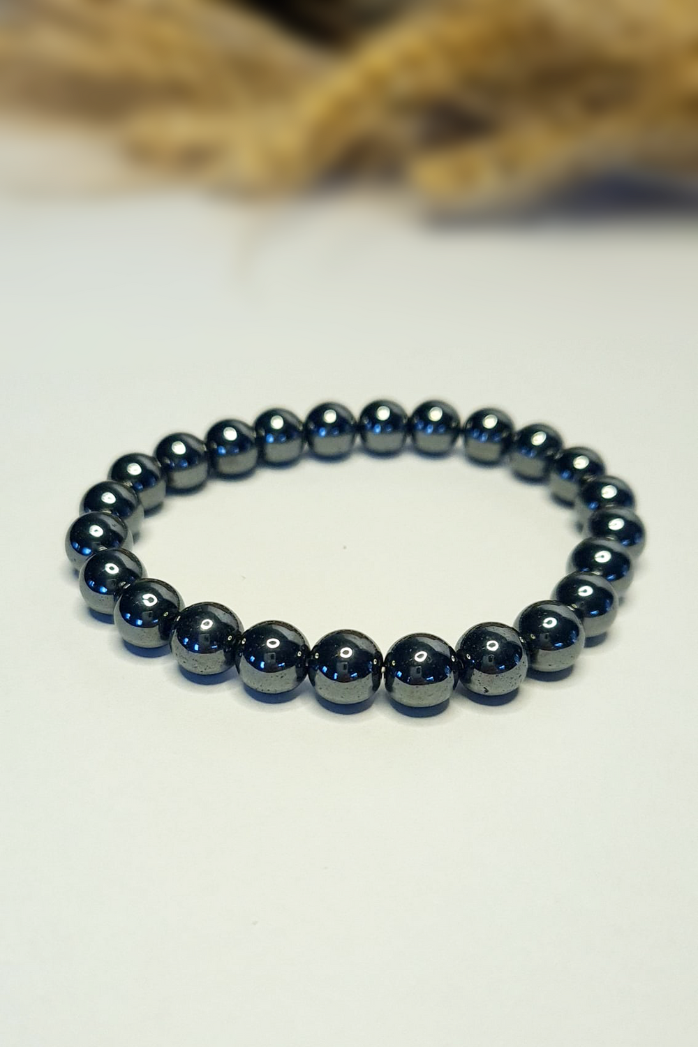 Bracelet en pierres roulées - Hématite