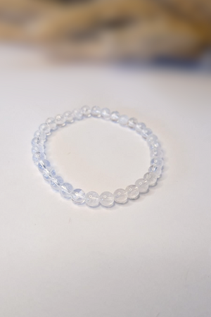 Bracelet pierres roulées - Cristal de Roche