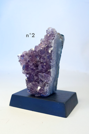 Pierres sur socle - Améthyste