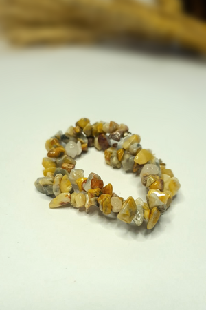 Bracelet Baroques (Chips) - Agate Crazy Lace