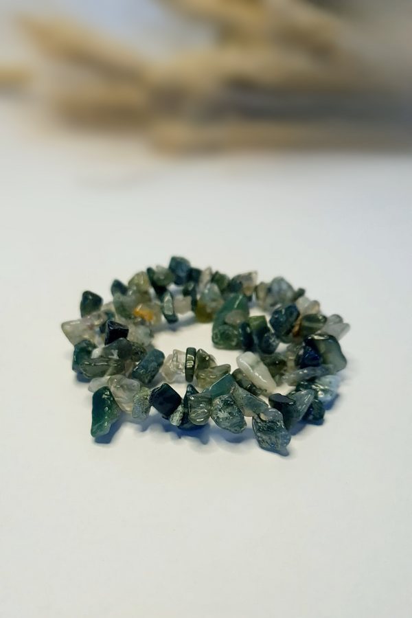 Bracelet Baroques (Chips) - Agate Mousse