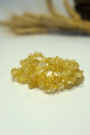 Bracelet Baroques (Chips) - Citrine