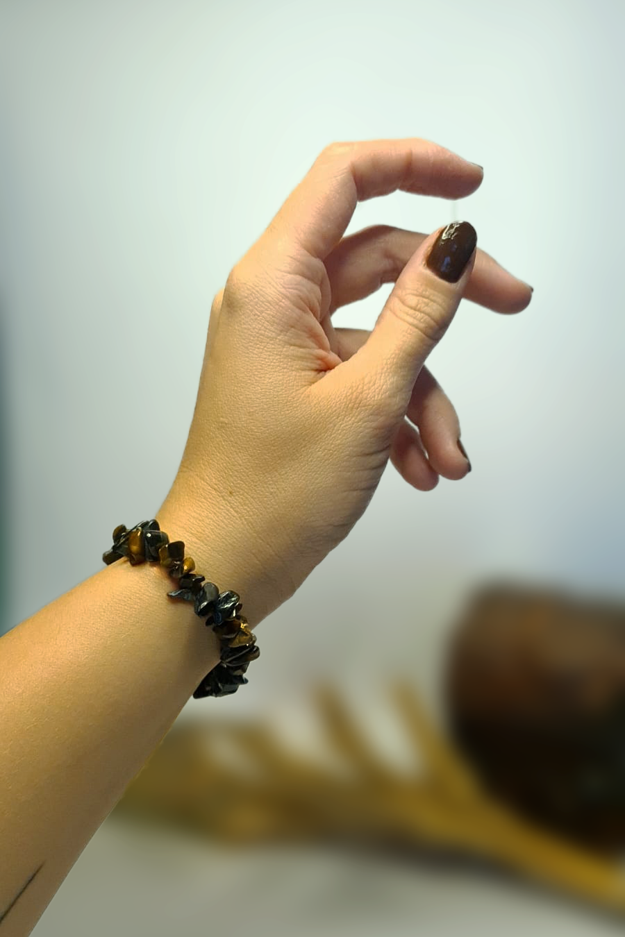 Bracelet Baroques (Chips) - Oeil de Faucon