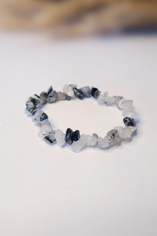 Bracelet Baroques (Chips) - Quartz Tourmaline