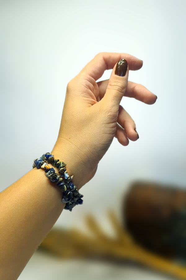 Bracelet Baroques (Chips) - Sodalite