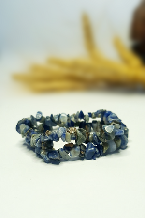 Bracelet Baroques (Chips) - Sodalite