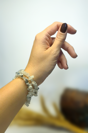 Bracelet Baroques (Chips) - Spectrolite