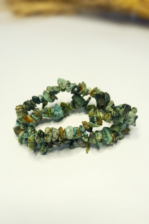 Bracelet Baroques (Chips) - Turquoise