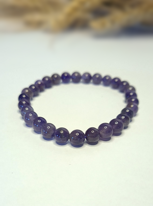 Bracelet en pierres roulées - Améthyste