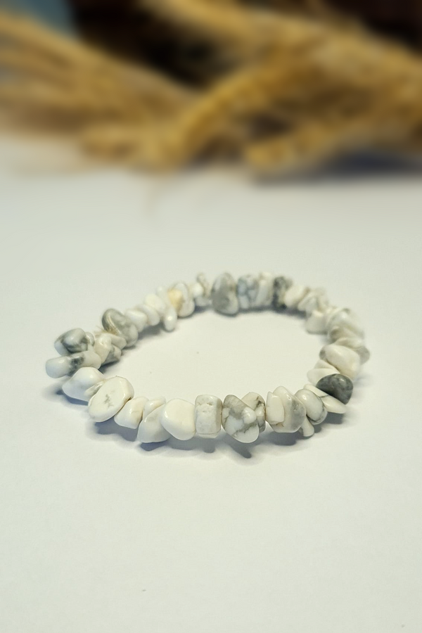 Bracelet Baroques (Chips) - Howlite