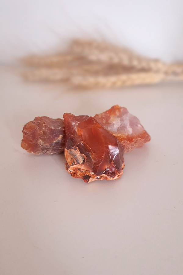 Pierre brute - Cornaline