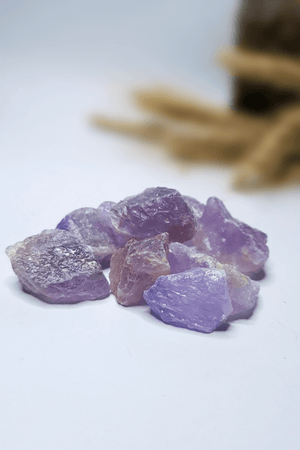 Pierre brute Améthyste naturelle violette 15g lithothérapie chakra coronal méditation sérénité