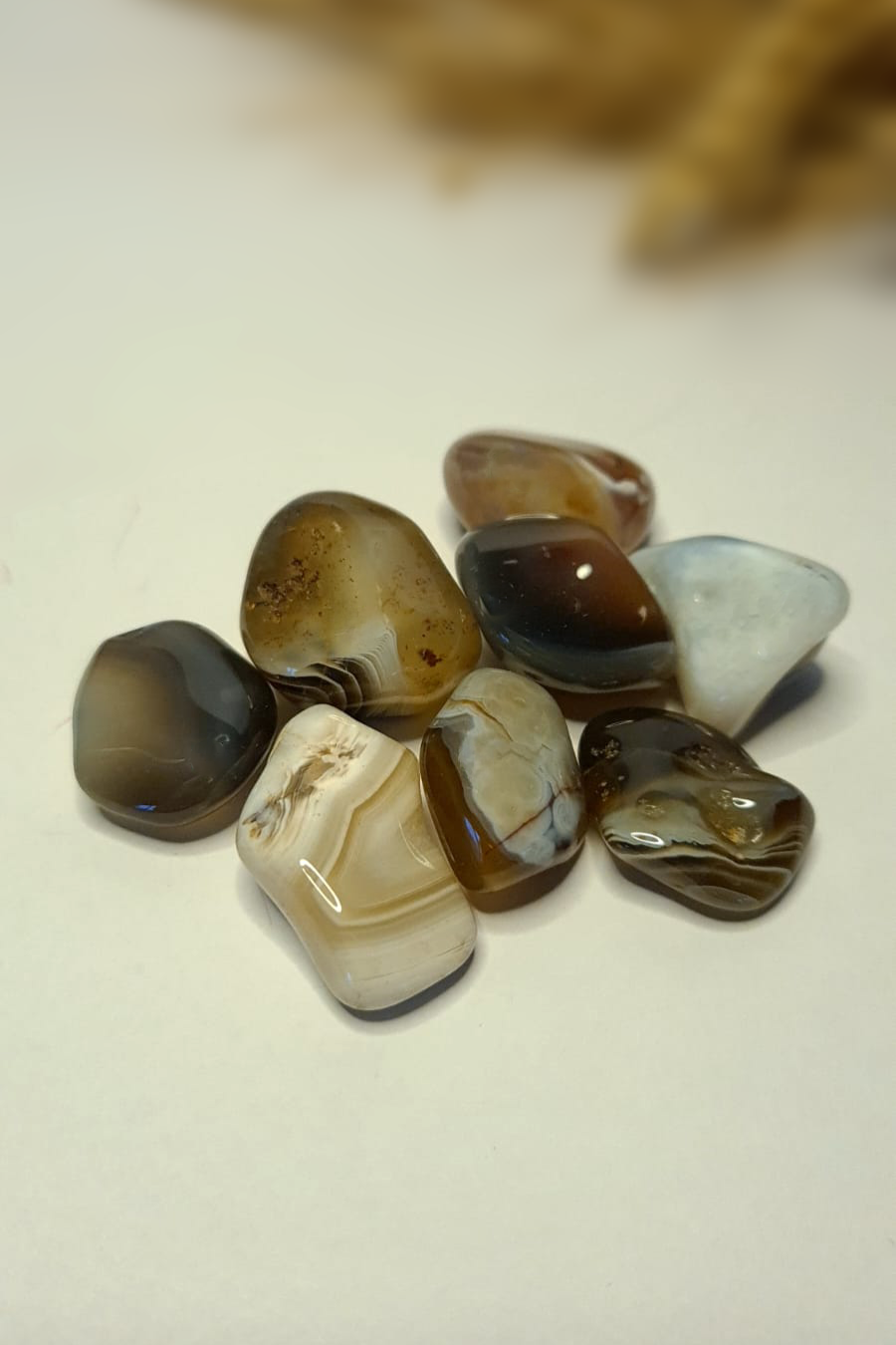 Pierre roulée - Agate Botswana