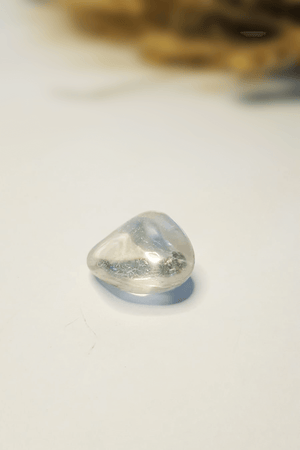 Pierre roulée Cristal de Roche transparent - Pierre maîtresse universelle pour purification et amplification énergétique