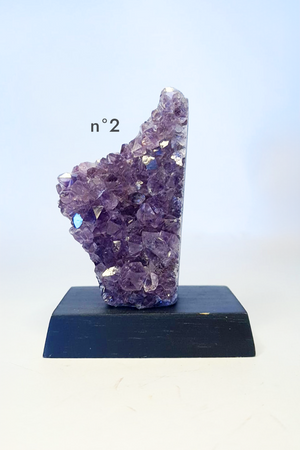 Pierres sur socle - Améthyste