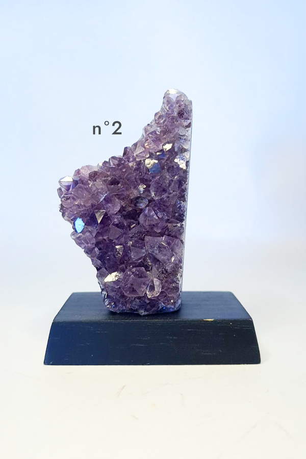 Pierres sur socle - Améthyste